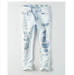Boyfriend distressed jeans American Eagle